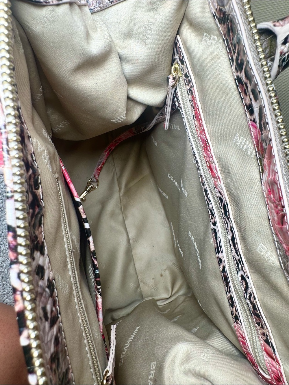 Brahmin Caroline Ermine Floral Melbourne Satchel - Picture 5 of 13